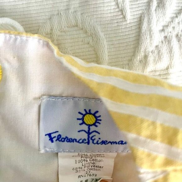 Florence Eiseman Yellow White Easter Spring Summer Dress 2T - Picture 6 of 6